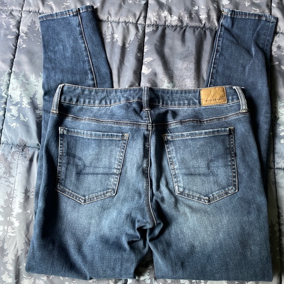 American eagle blue skinny jeans - Picture 3 of 4